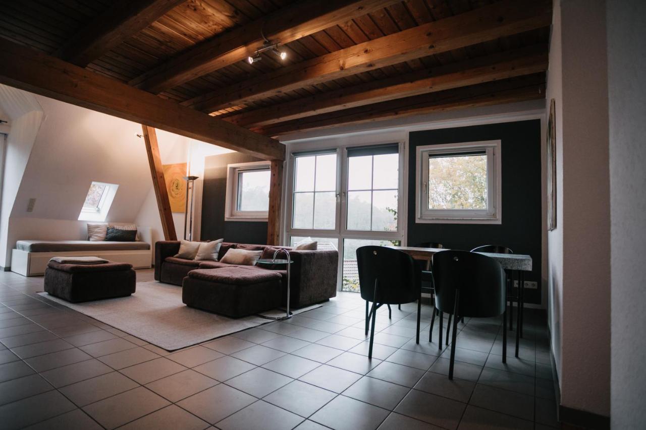 Eigenes Maisonettehaus In Idyllischer Lage Mit Balkon, Nahe Messe, 24H Self-Check In, Gratis Parken Schwabach Exterior foto